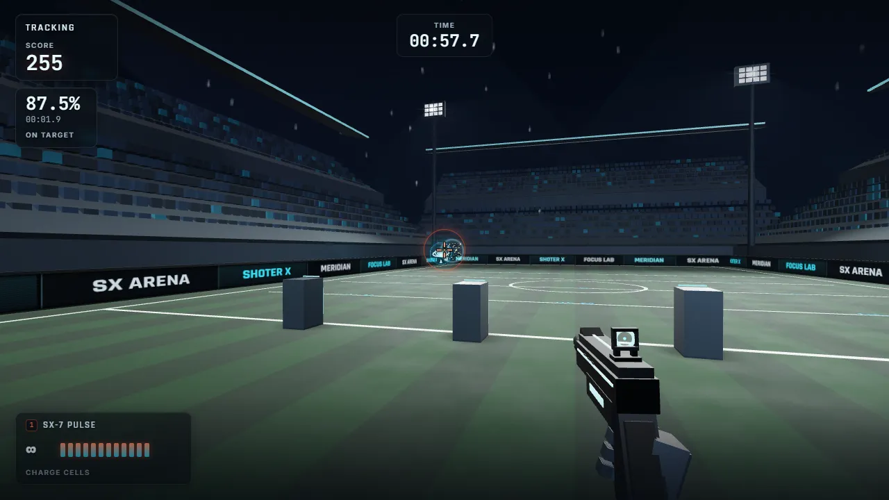 Track mode running in the Focus Lab